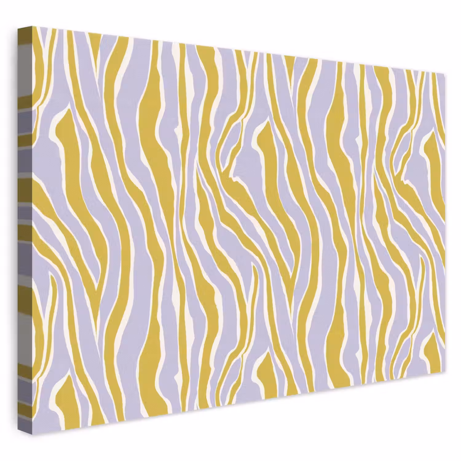 Zebra - Modern - Meerkleurig canvas 2cm klein 34 -3d