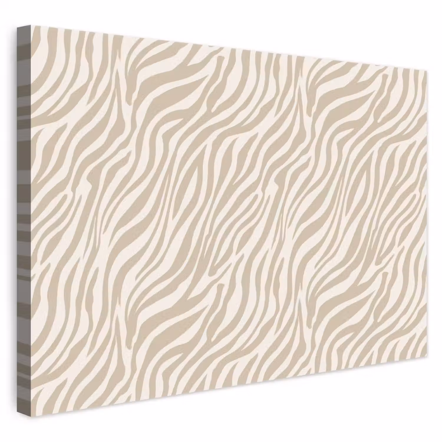 Zebra - Patroon - Beige canvas 2cm klein 34 -3d