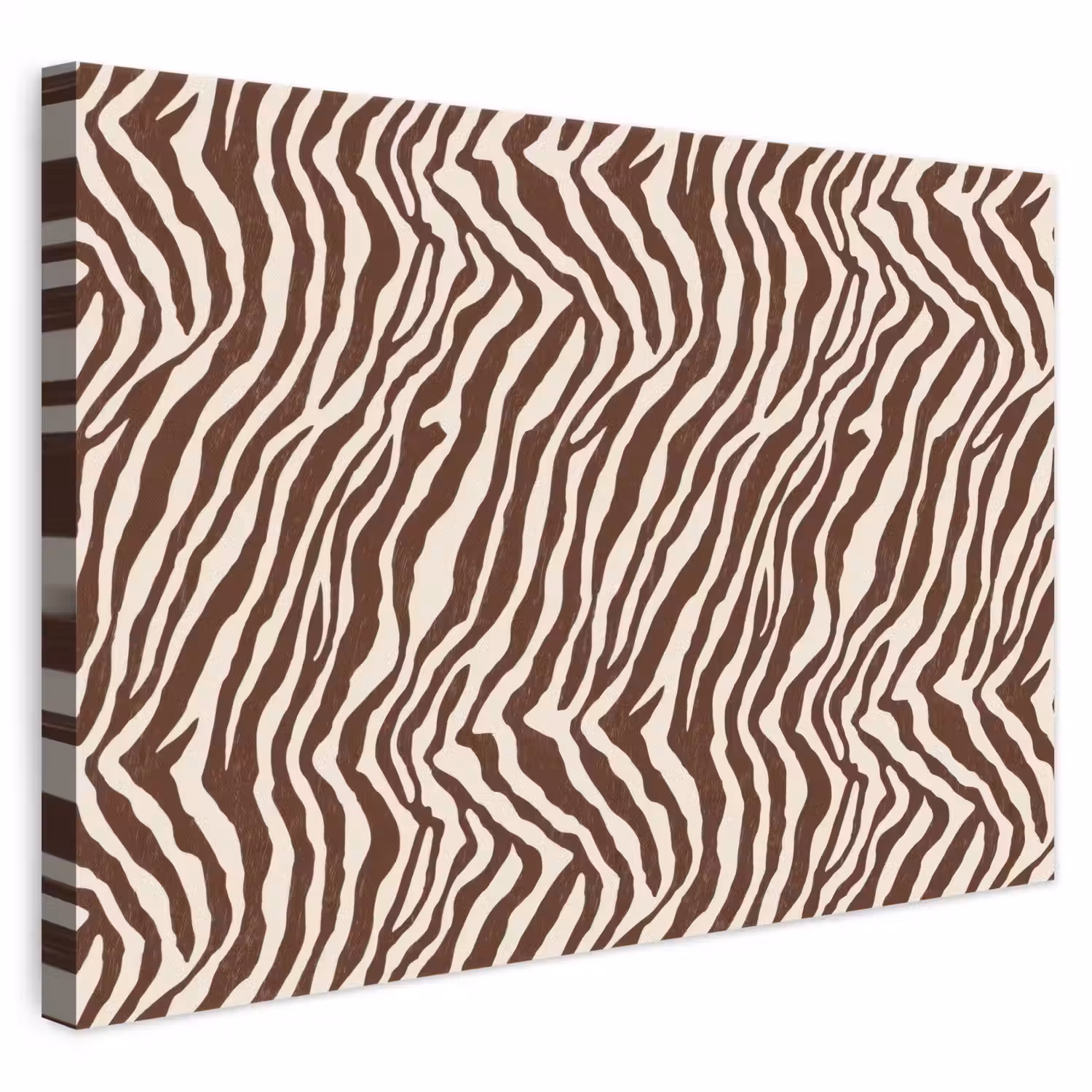 Zebra - Patroon - Zwart - Wit canvas 2cm klein 34 -3d