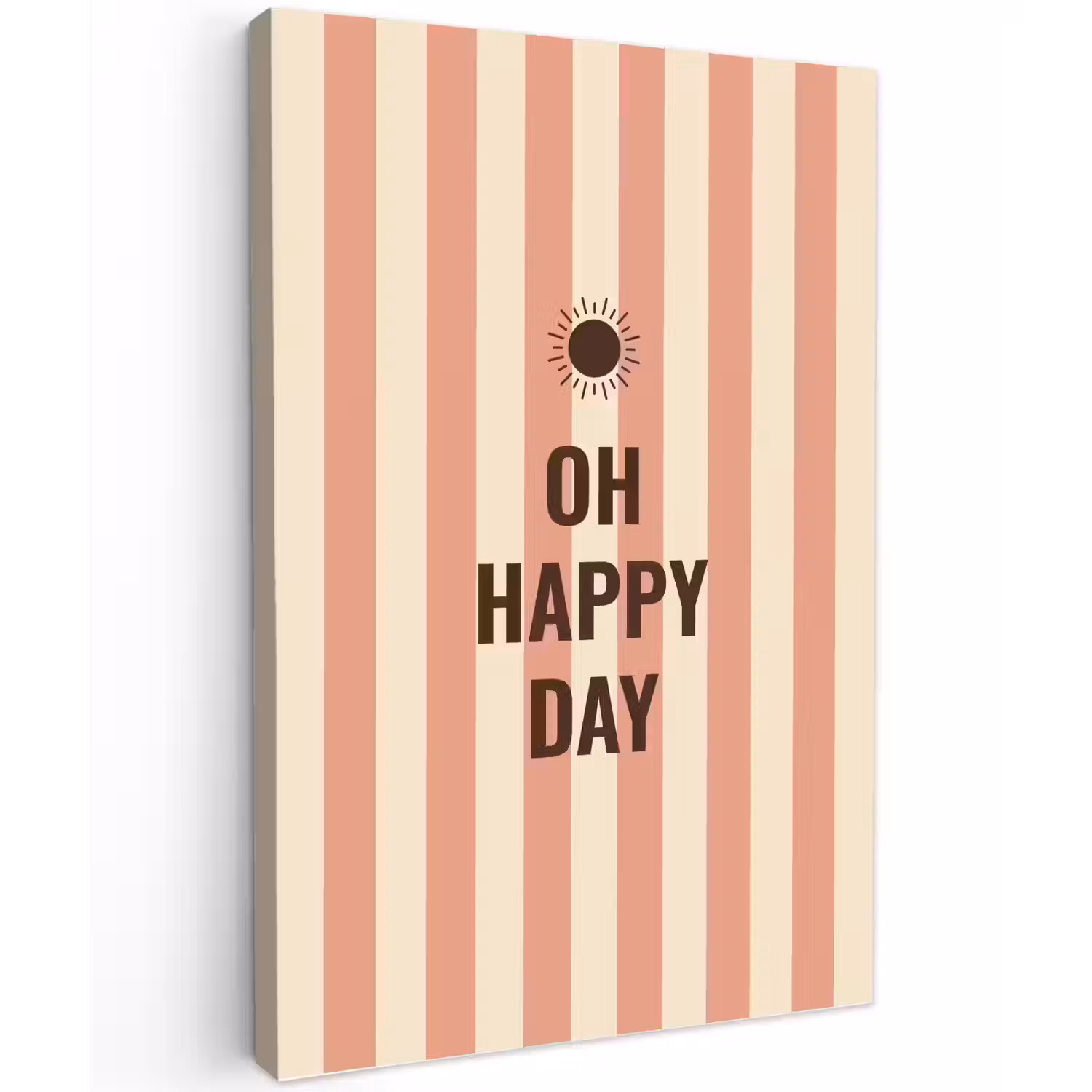 Quote - Zomer - Strepen canvas 2cm klein -z3d
