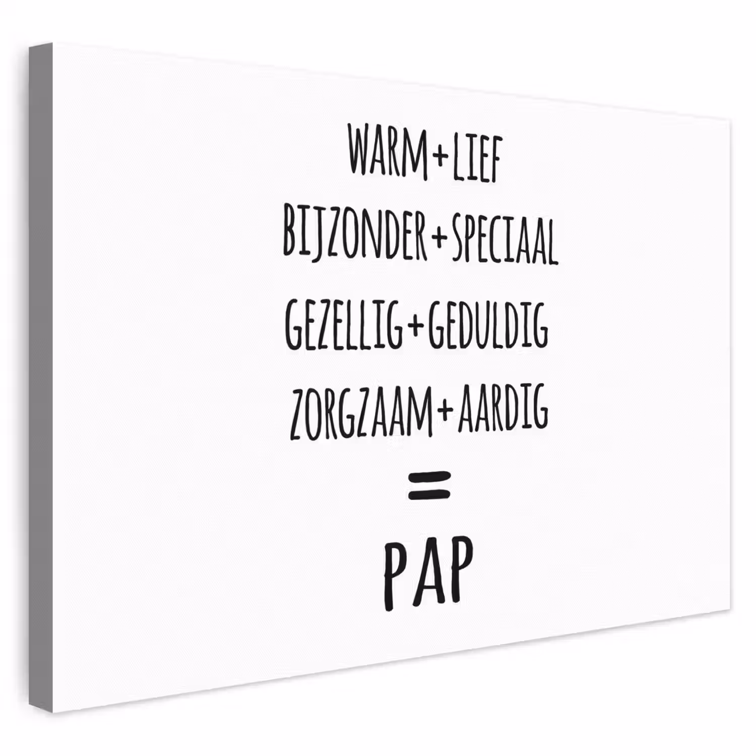 Quotes - Dad definition - Proverbs - Father canvas 2cm klein -3d