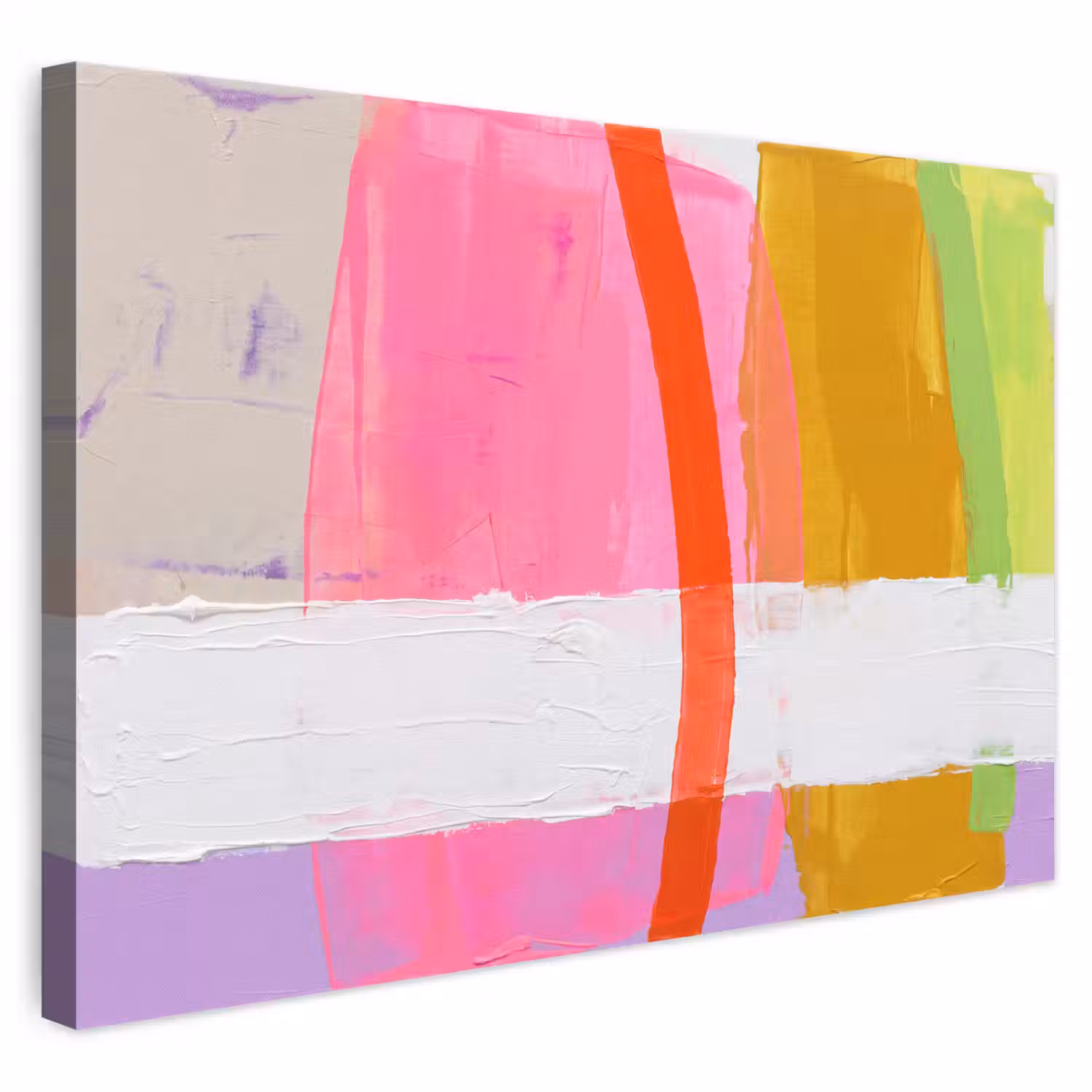 Abstract - Kleurrijk - Vormen - Modern - Kunst canvas 2cm klein -3d