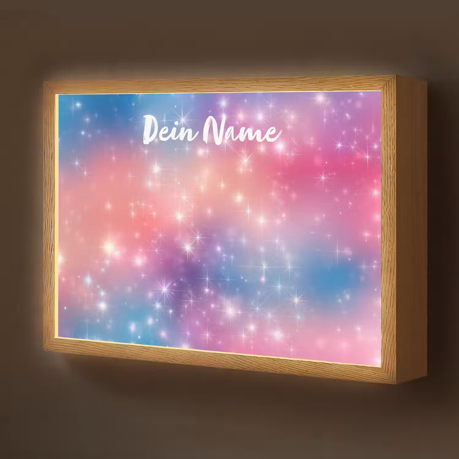 Sterren - Abstract - Kleuren Light Box met batterij (Wandlamp kind) middel -z3d_website