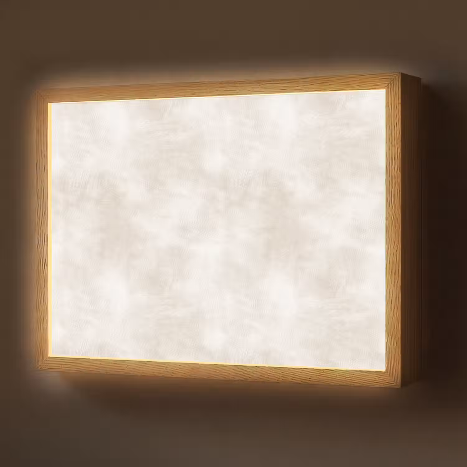 Subtiel - Structuur - Beige Light Box met batterij (Wandlamp) middel 907 -z3d_website