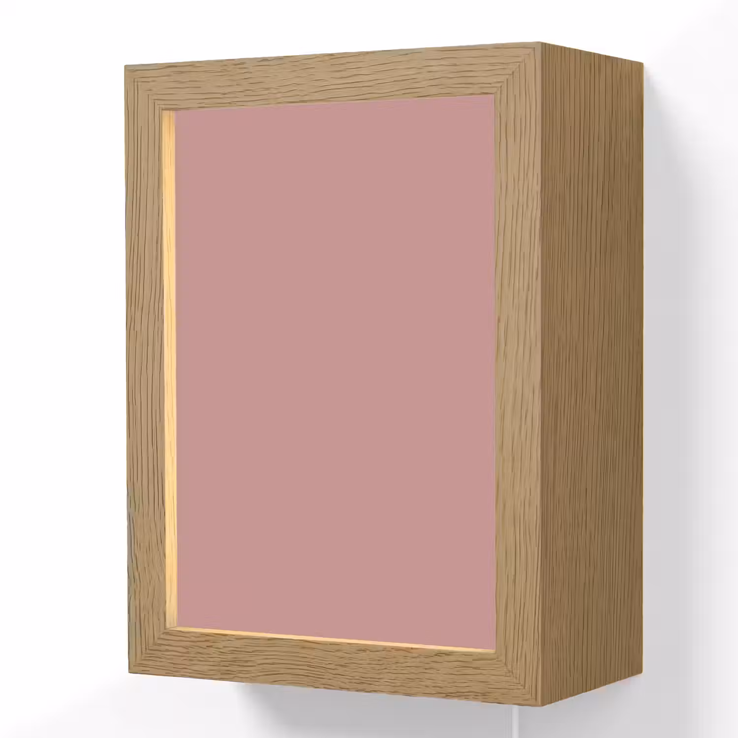 Dusty - Rose - Roze Light Box met kabel (Wandlamp) klein 929 -3d