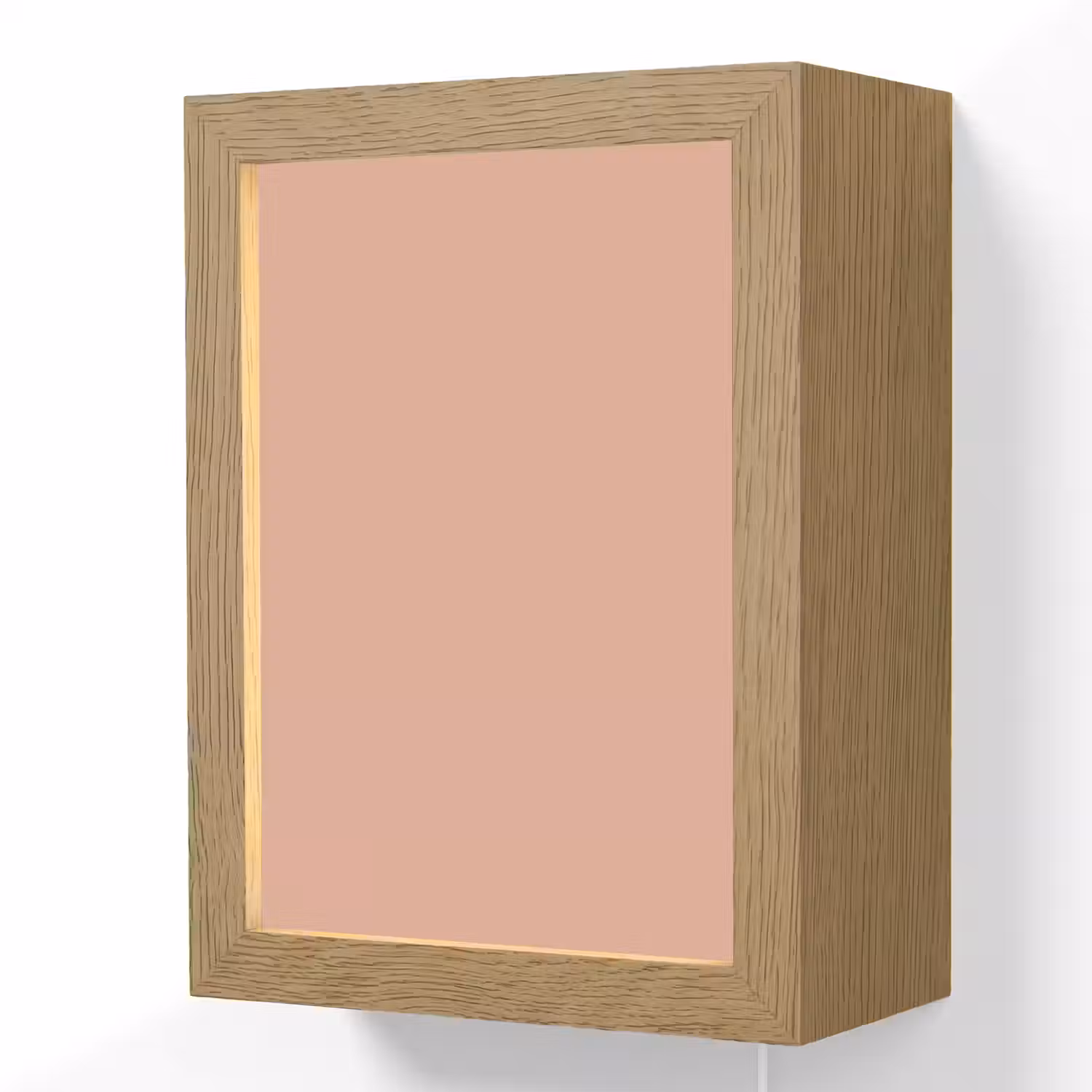 Dusty - Rose - Roze Light Box met kabel (Wandlamp) klein 929 -3d