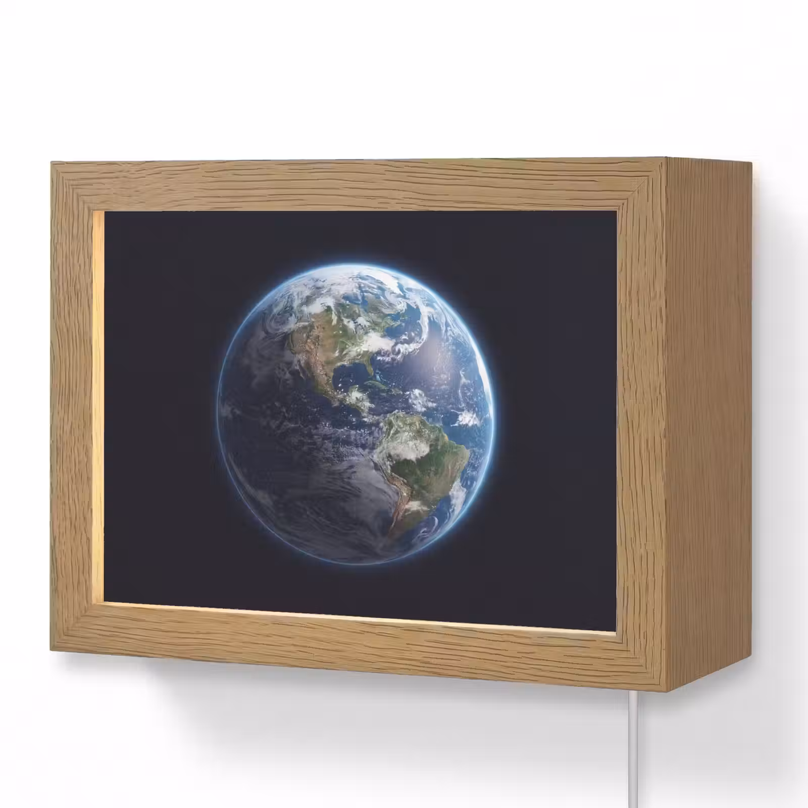 Lightbox - Wandleuchte - Erde – Weltraum – Kosmos - Aarde - Ruimte - Kosmos Light Box met kabel (Wandlamp) klein