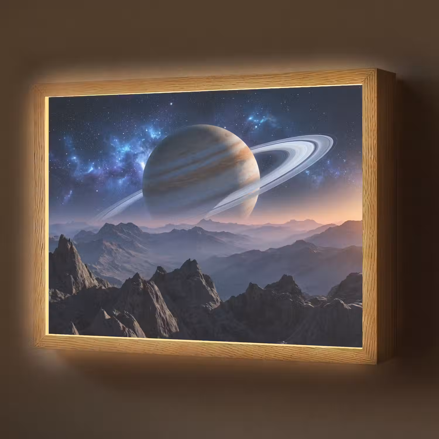 Fantasy - Kosmos - Landschap Light Box met batterij (Wandlamp) middel -z3d_website