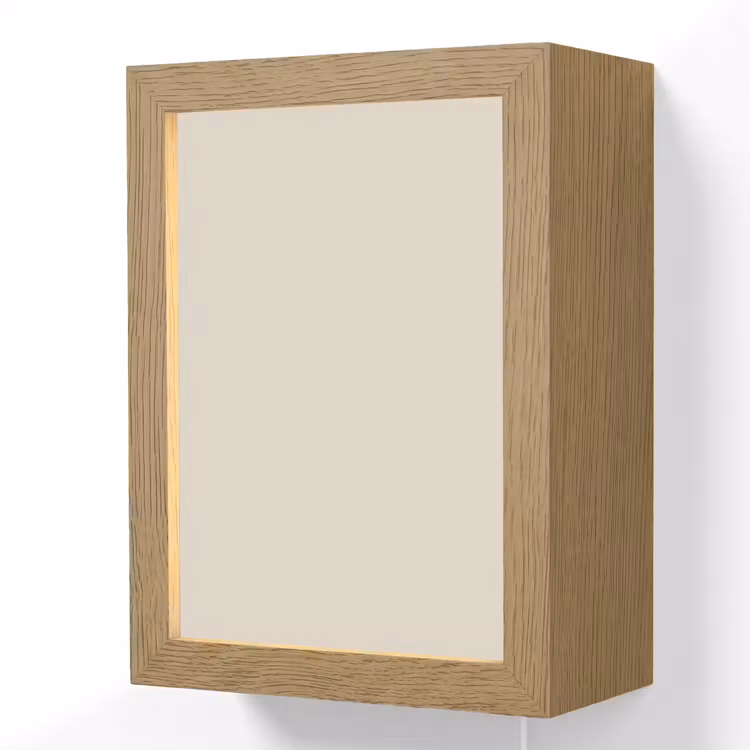 Fresh - Linen - Nude Light Box met kabel (Wandlamp) klein 929 -3d