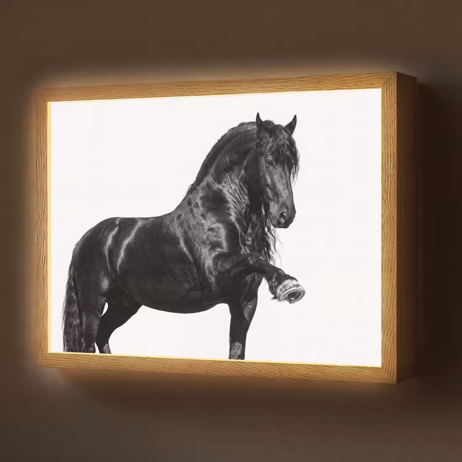 Fries - Hengst - Modern Light Box met batterij (Wandlamp) middel -z3d_website