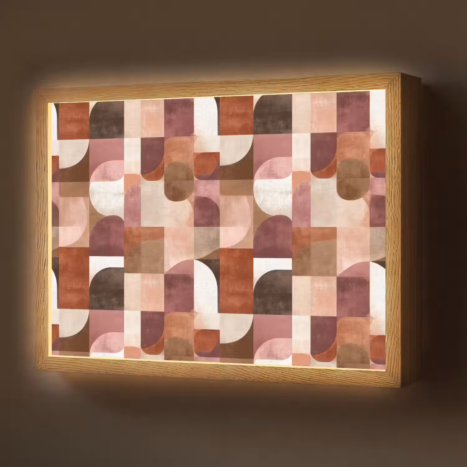 Geometrie - Modern - Retro Light Box met batterij (Wandlamp) middel 907 -z3d_website