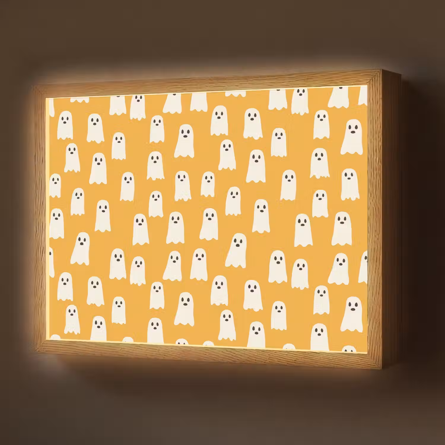Halloween - Spookjes - Oker Light Box met batterij (Wandlamp) middel 907 -z3d_website