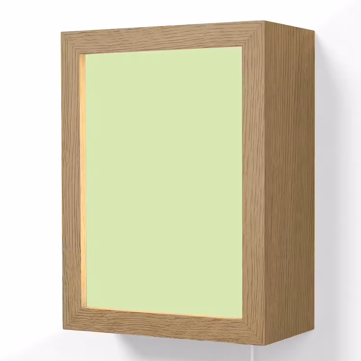 Light - Lime - Groen Light Box met kabel (Wandlamp) klein 929 -3d