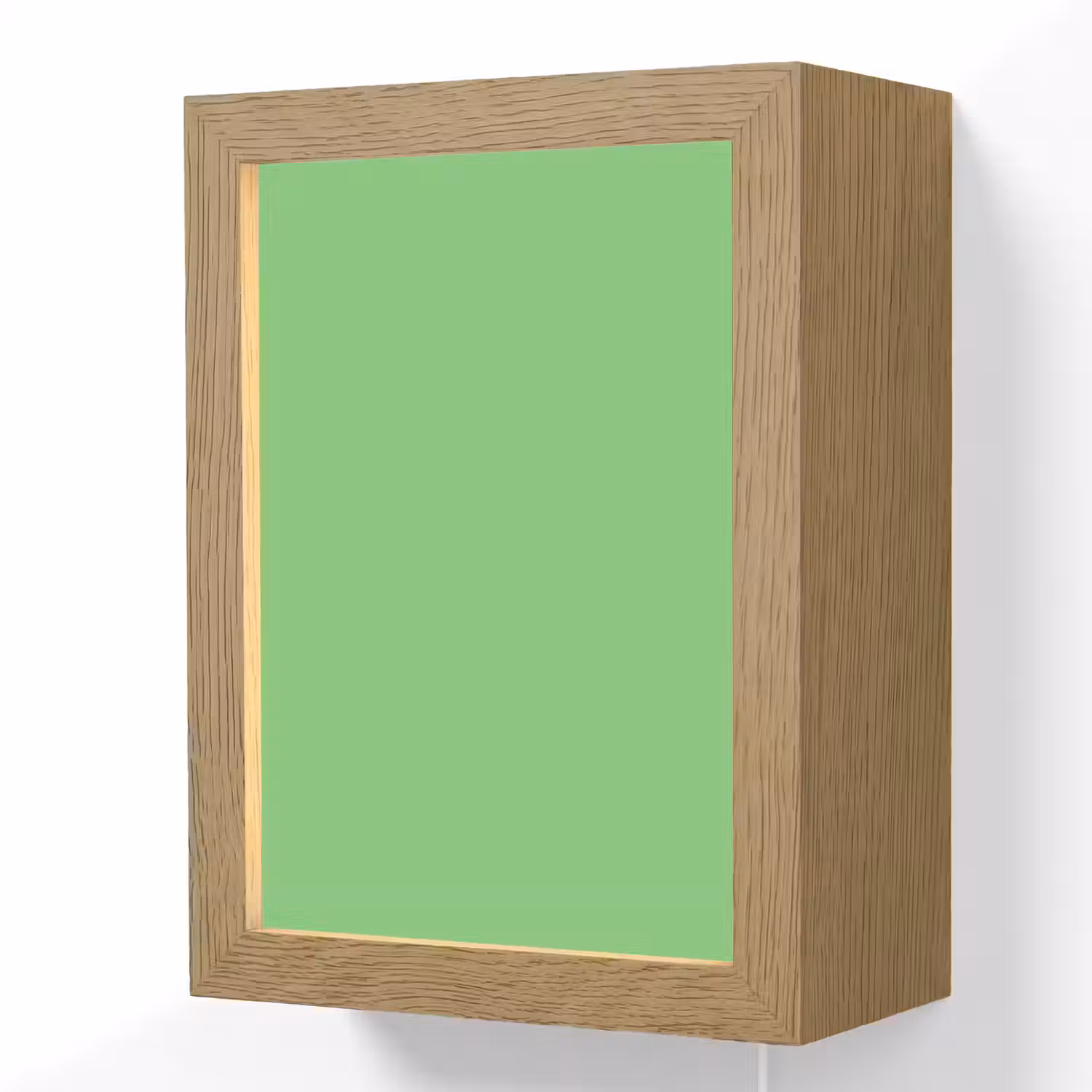Meadow - Green - Groen Light Box met kabel (Wandlamp) klein 929 -3d