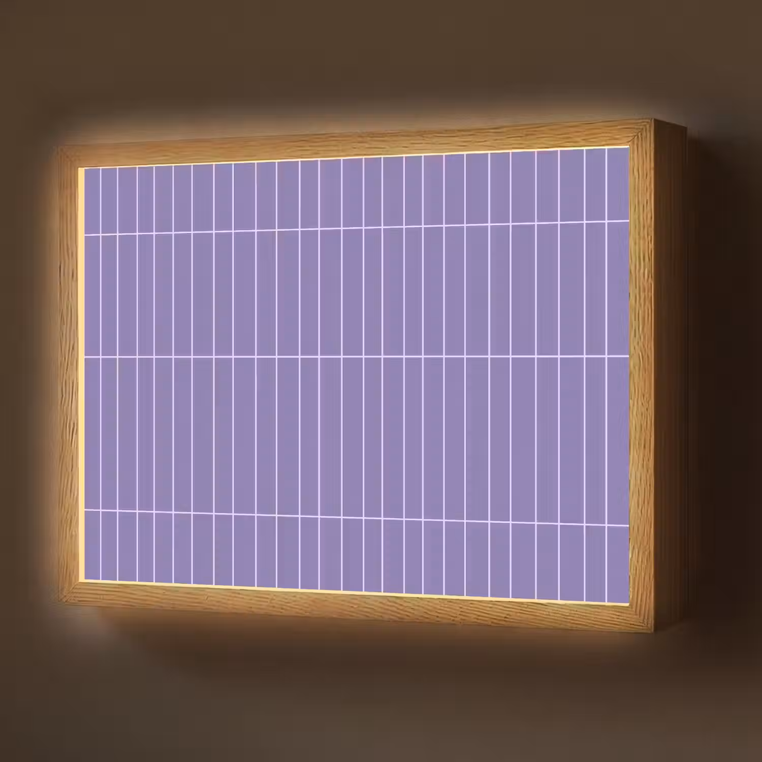Patroon - Tegel - Lila Light Box met batterij (Wandlamp) middel 907 -z3d_website