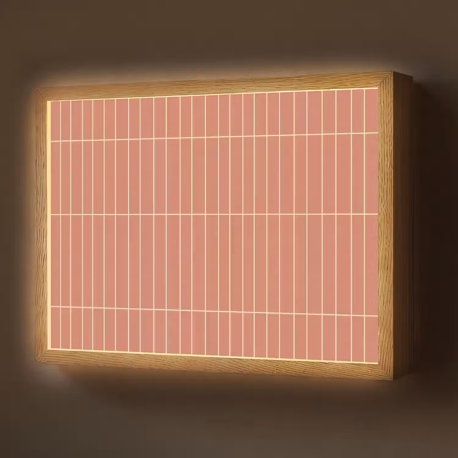 Patroon - Tegels - Terracotta Light Box met batterij (Wandlamp) middel 907 -z3d_website