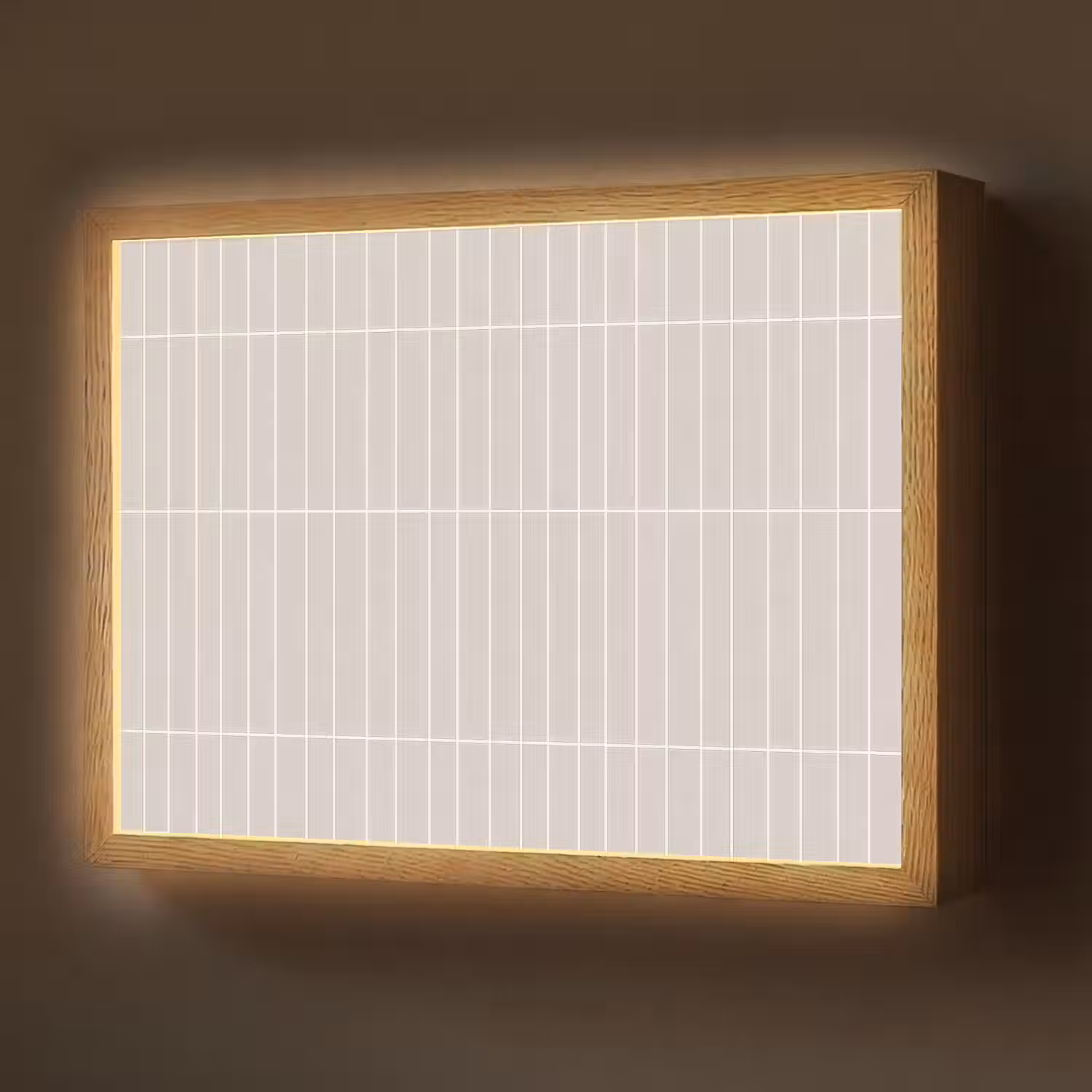 Patroon - Tegels - Zand Light Box met batterij (Wandlamp) middel 907 -z3d_website