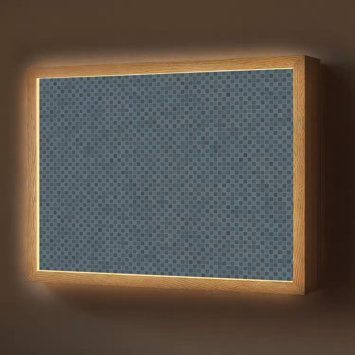 Patroon - Mozaïek - Groen Light Box met batterij (Wandlamp) middel 907 -z3d_website