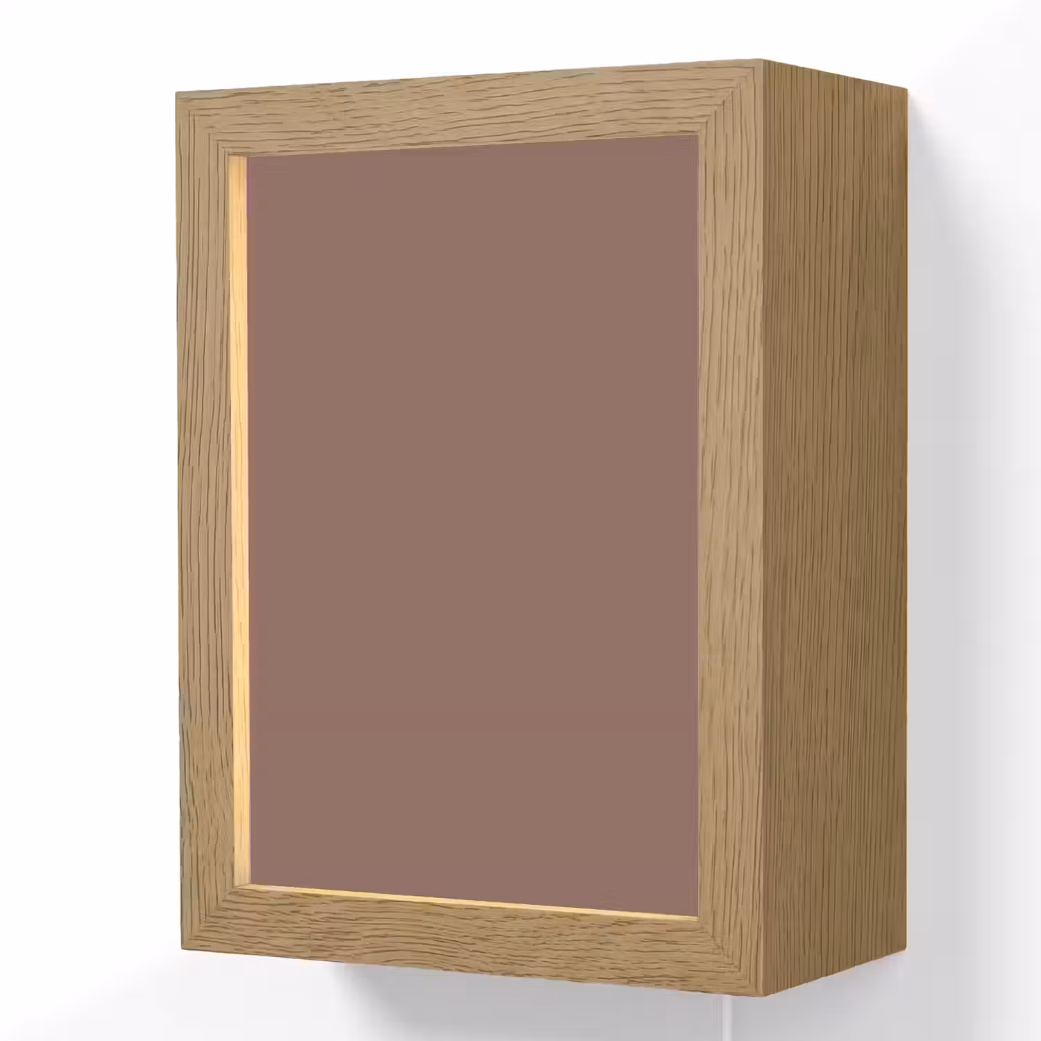 Muted - Chestnut - Bruin Light Box met kabel (Wandlamp) klein 929 -3d