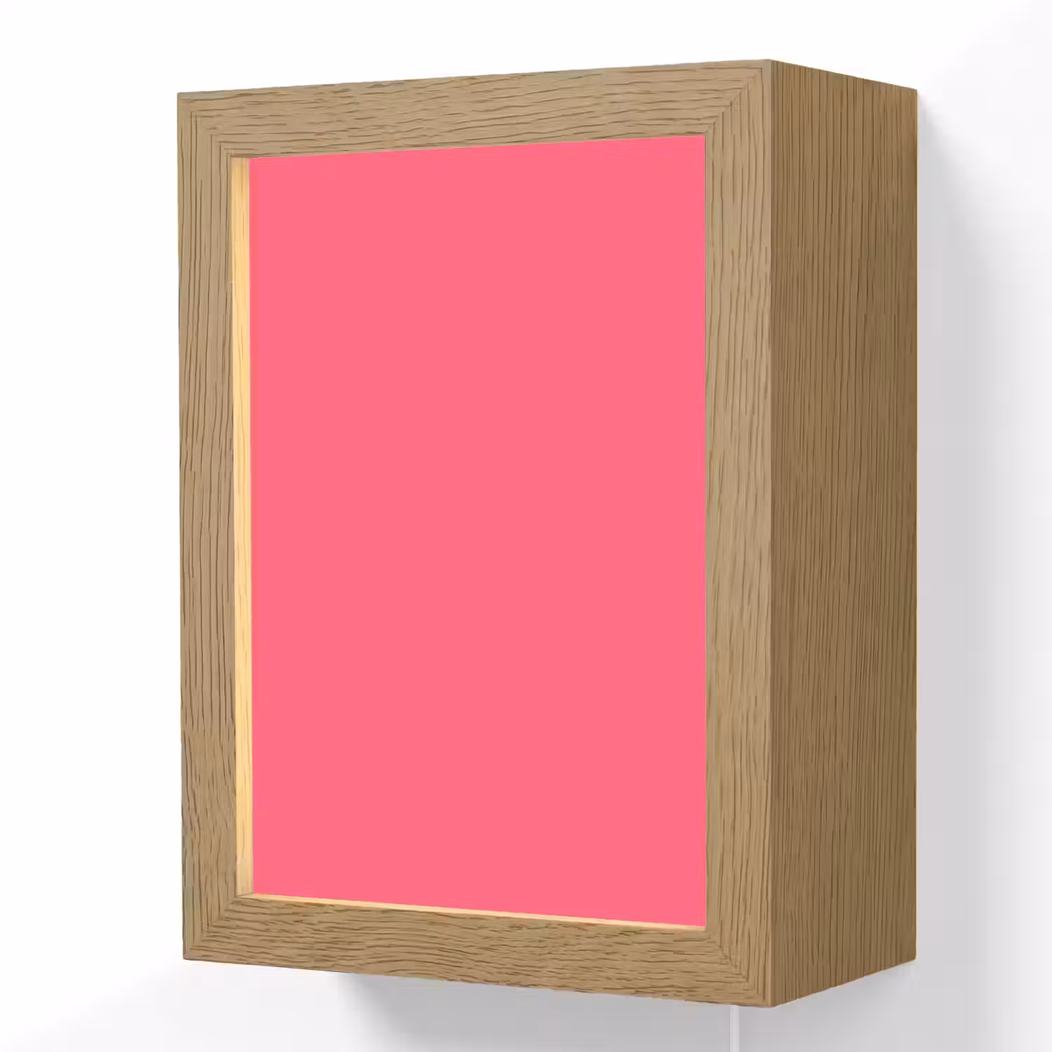 Neon - Flamingo - Roze Light Box met kabel (Wandlamp) klein 929 -3d