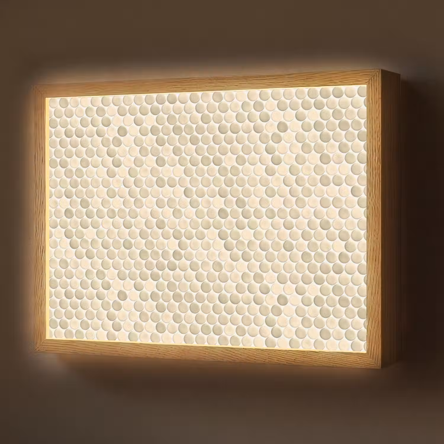 Penny - Mozaïek - Zand Light Box met batterij (Wandlamp) middel 907 -z3d_website