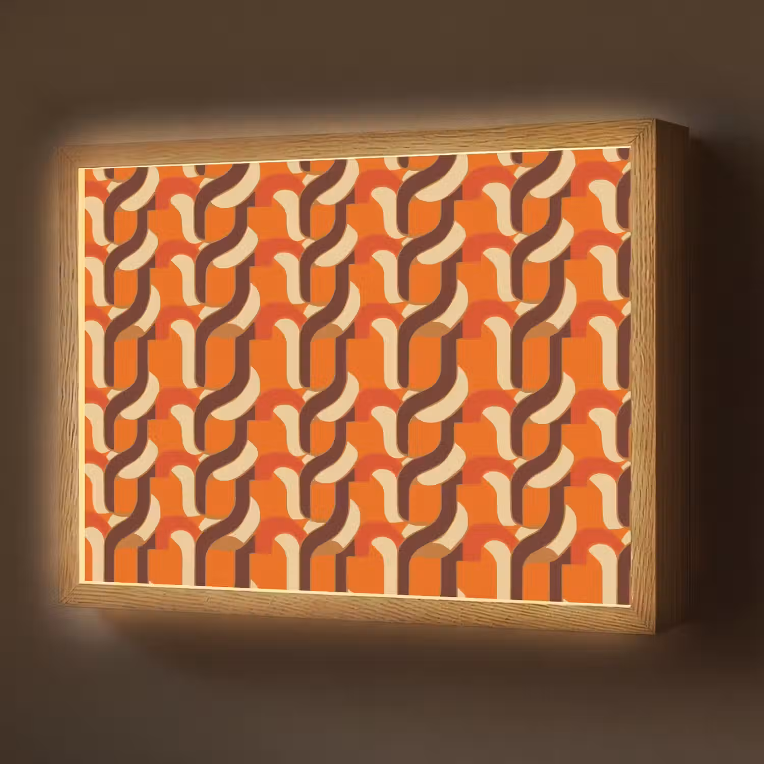 Retro - Modern - Kleurrijk Light Box met batterij (Wandlamp) middel 907 -z3d_website