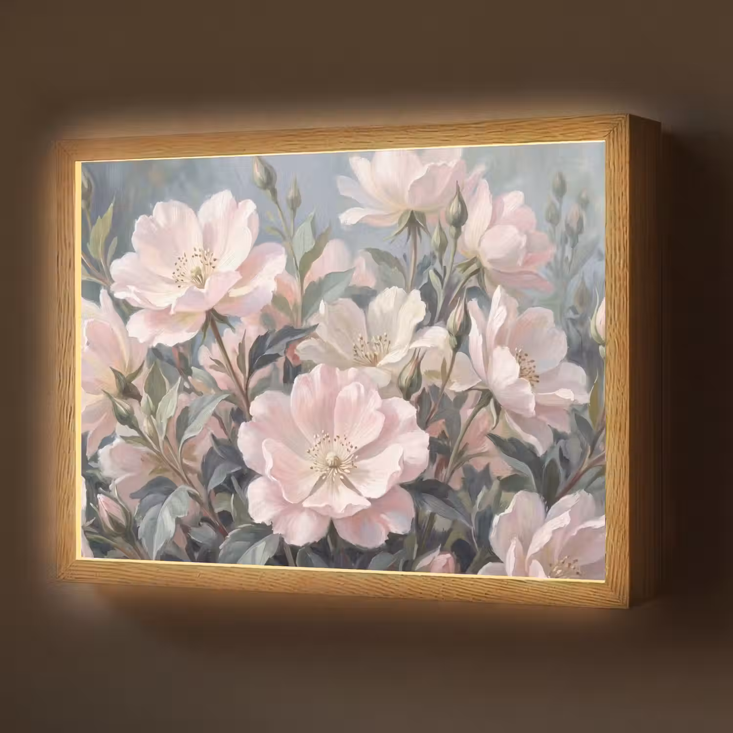Rozen - Illustratie - Roze Light Box met batterij (Wandlamp) middel -z3d_website