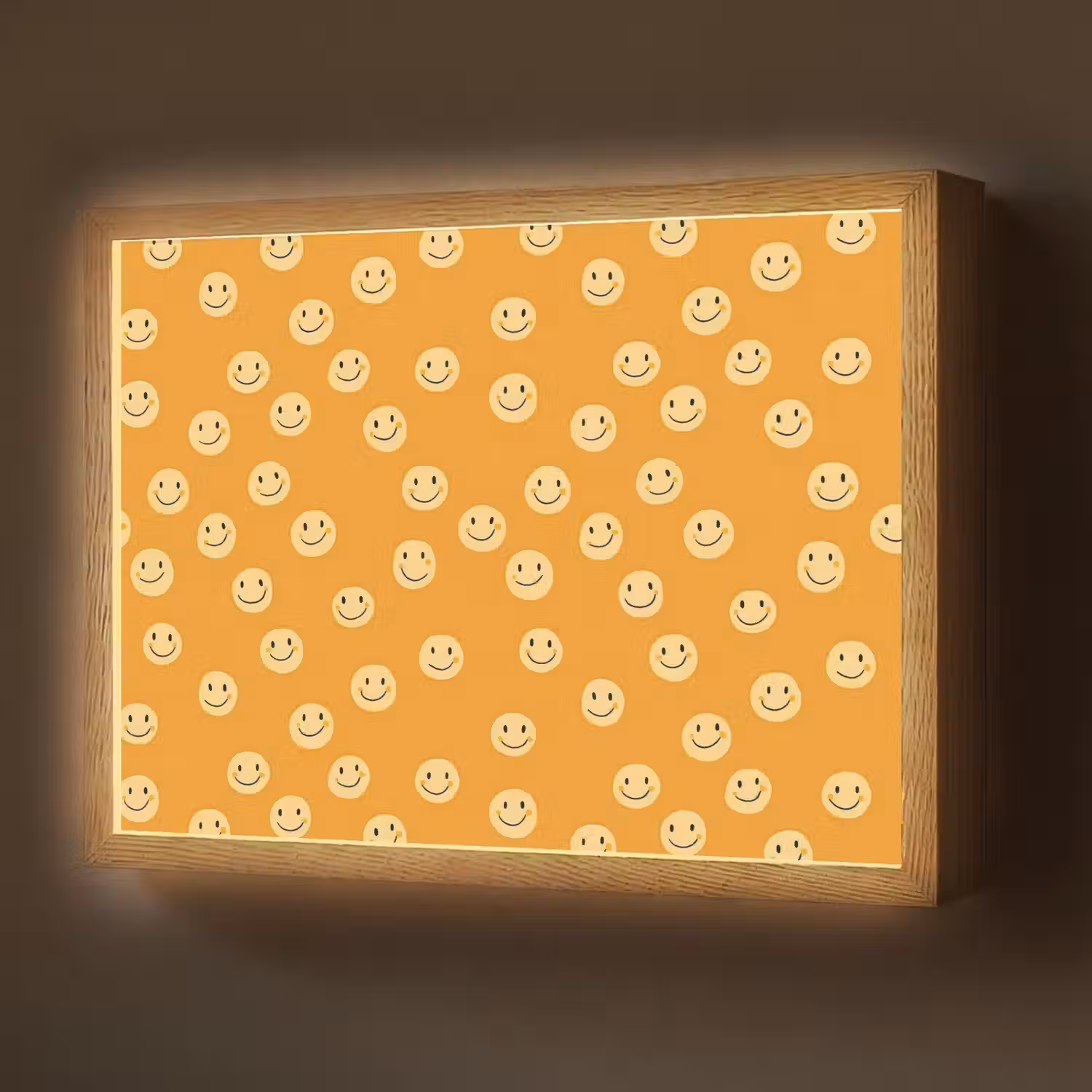 Smileys - Retro - Heel Light Box met batterij (Wandlamp) middel 907 -z3d_website