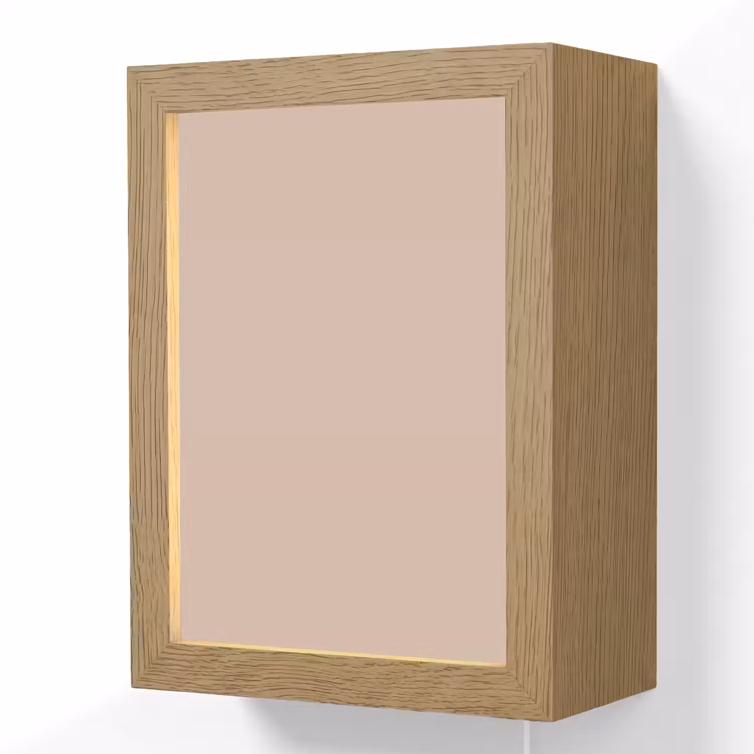 Soft - Clay - Nude Light Box met kabel (Wandlamp) klein 929 -3d