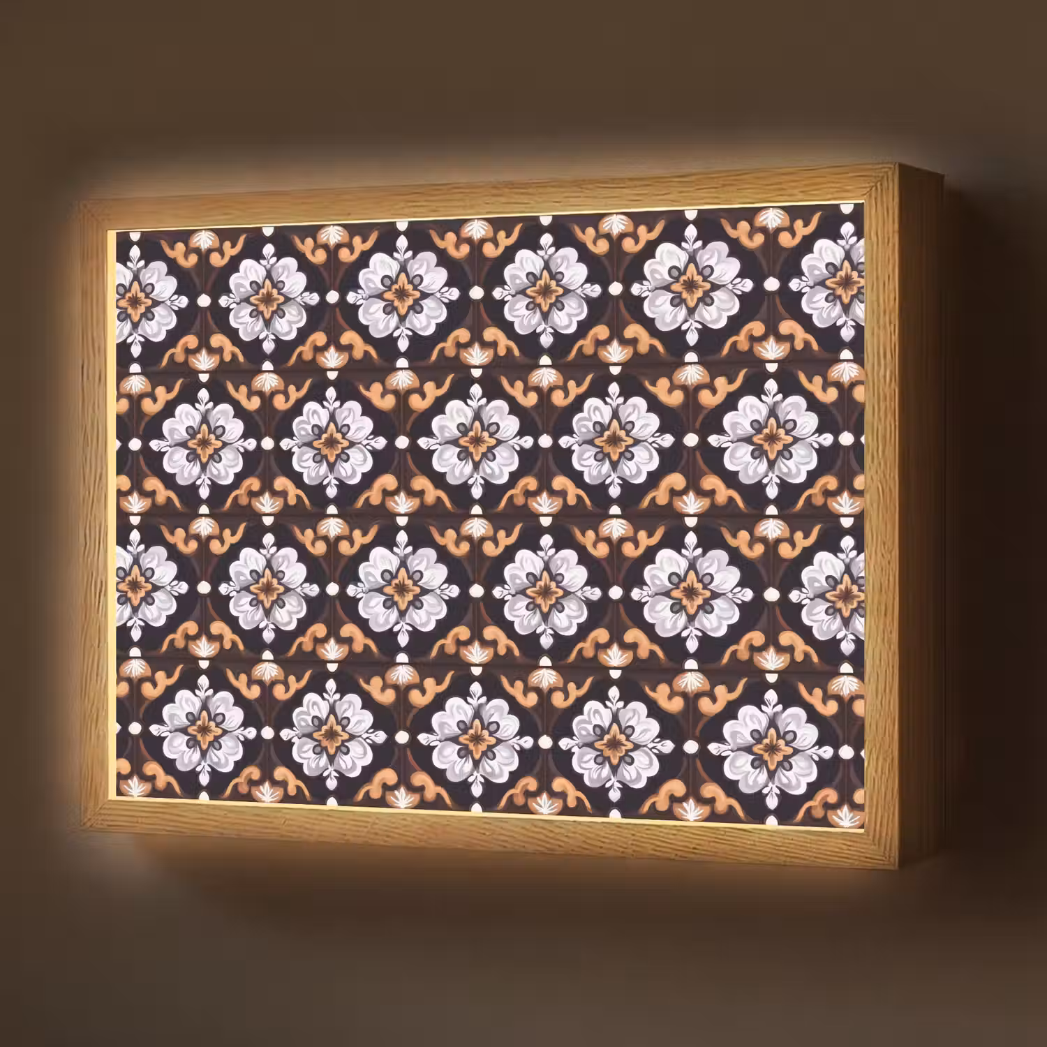 traditioneel - Element - Kleurrijk Light Box met batterij (Wandlamp) middel 907 -z3d_website