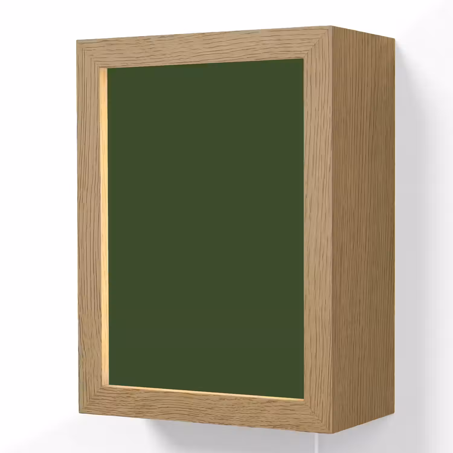 Forest - Green - Groen Light Box met kabel (Wandlamp) klein 929 -3d