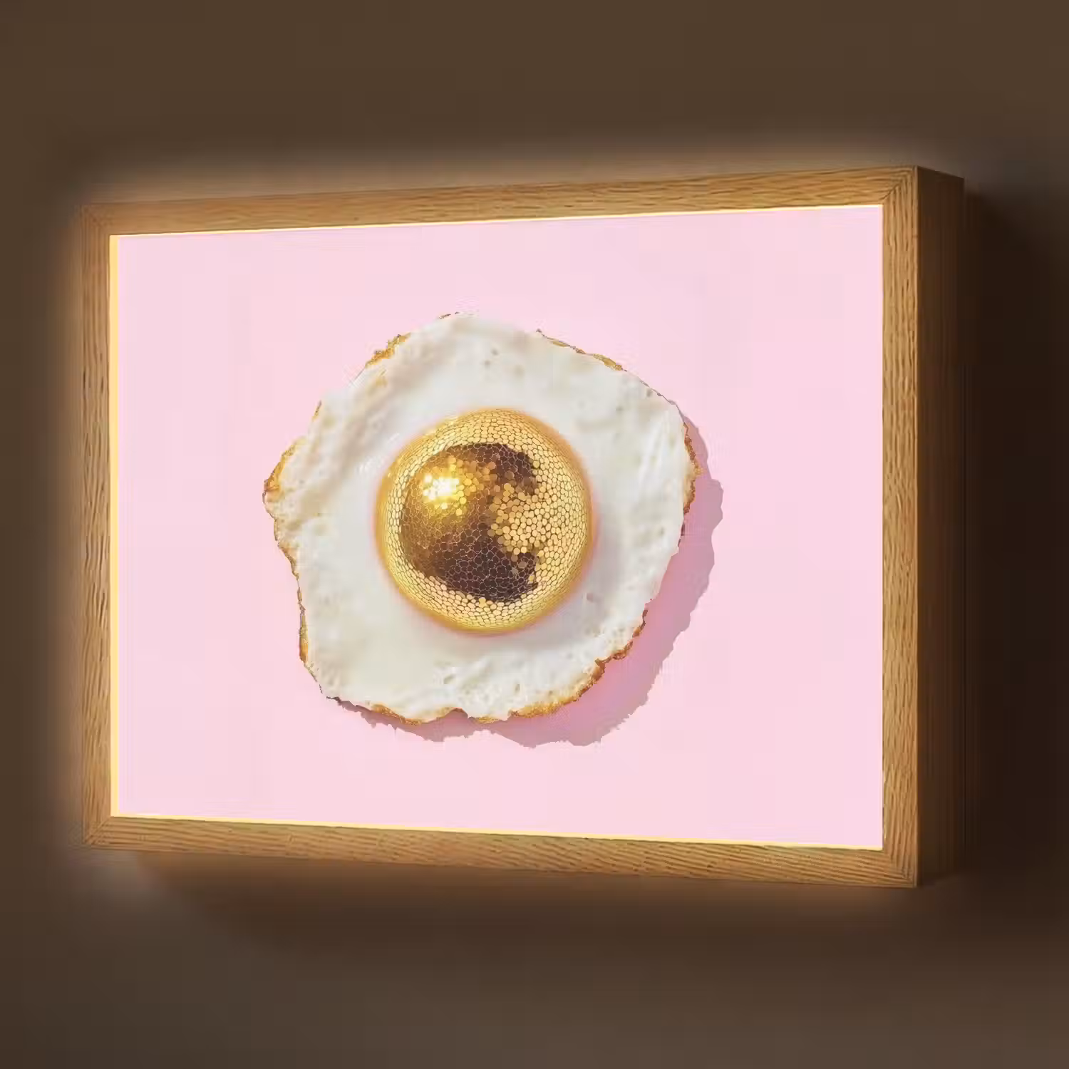 Ei - Disco - Ontbijt - Glitter Light Box met batterij (Wandlamp) middel -z3d_website