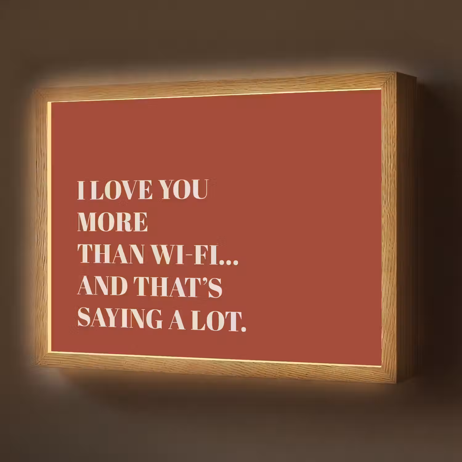 Rood - Quote - Liefde Light Box met batterij (Wandlamp) middel -z3d_website