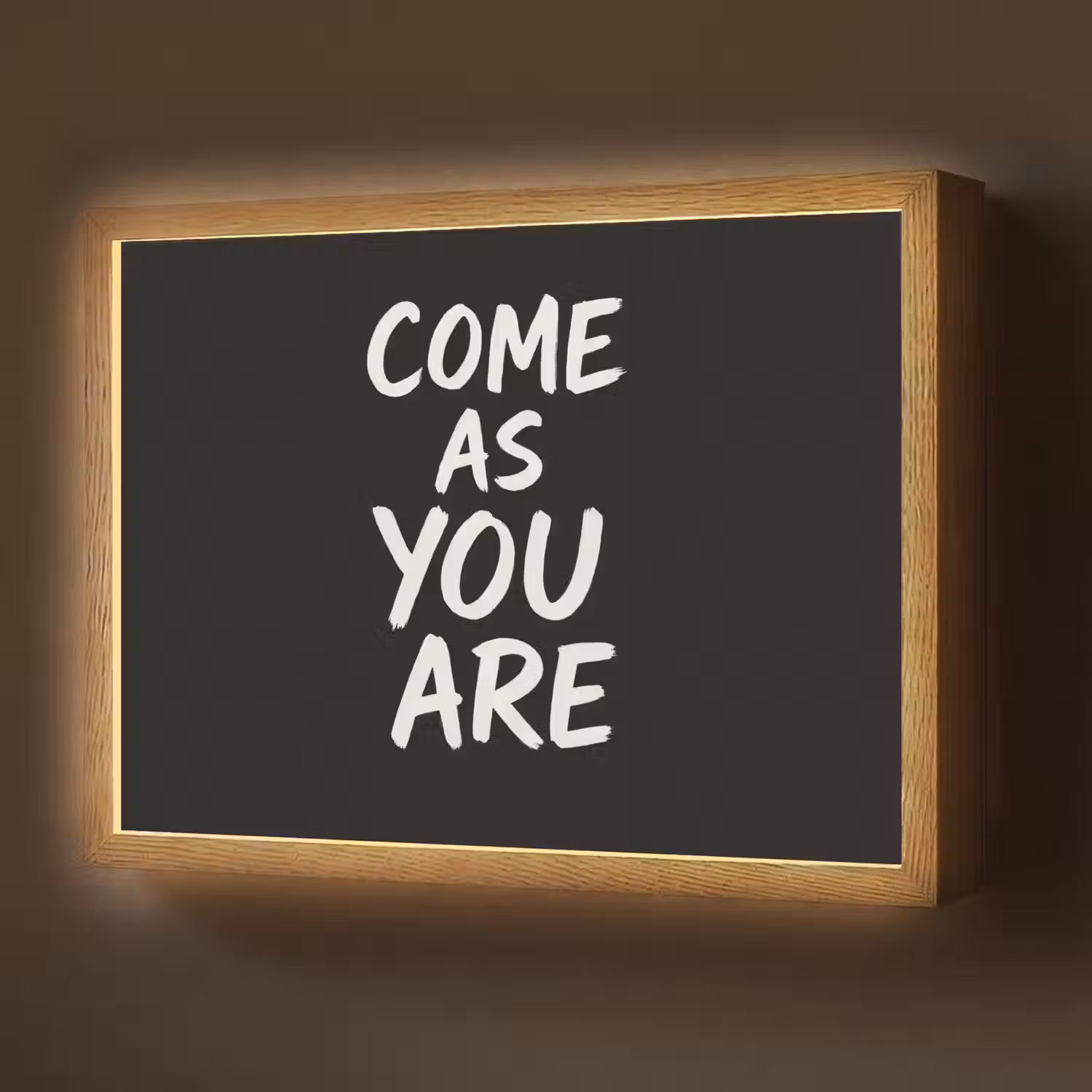 Quote - Zwart - Simpel Light Box met batterij (Wandlamp) middel -z3d_website