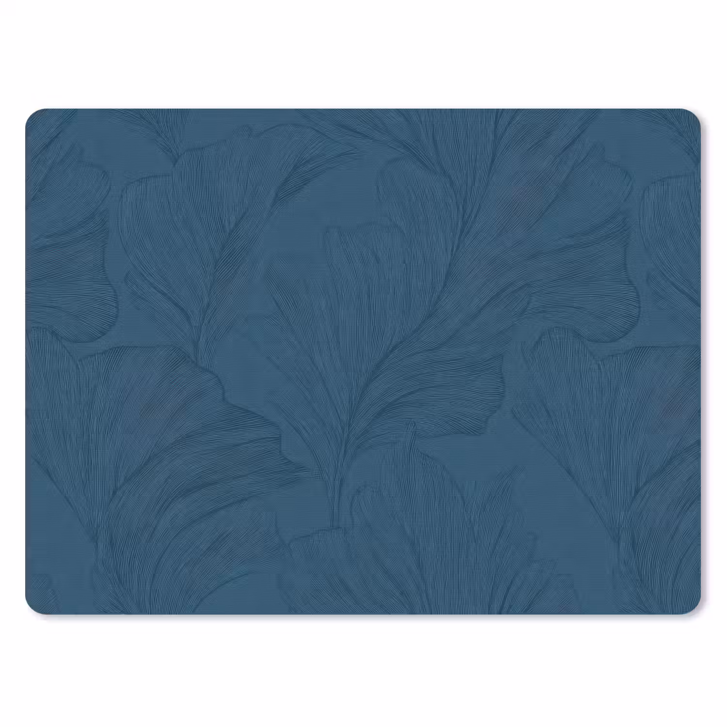 Abstract - Patroon - Donkerblauw - Elegant muismat rubber klein 262 -3d