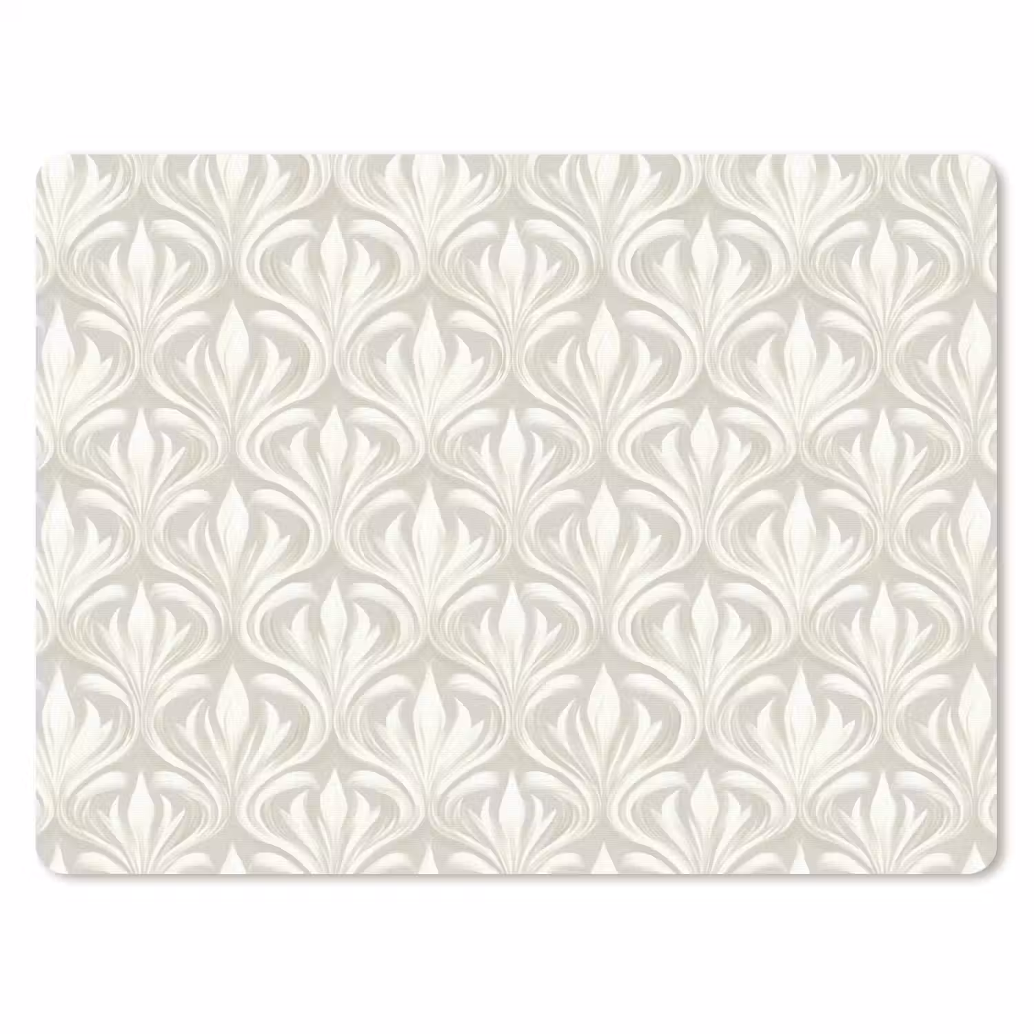 Barok - Patroon - Beige muismat rubber klein 262 -3d