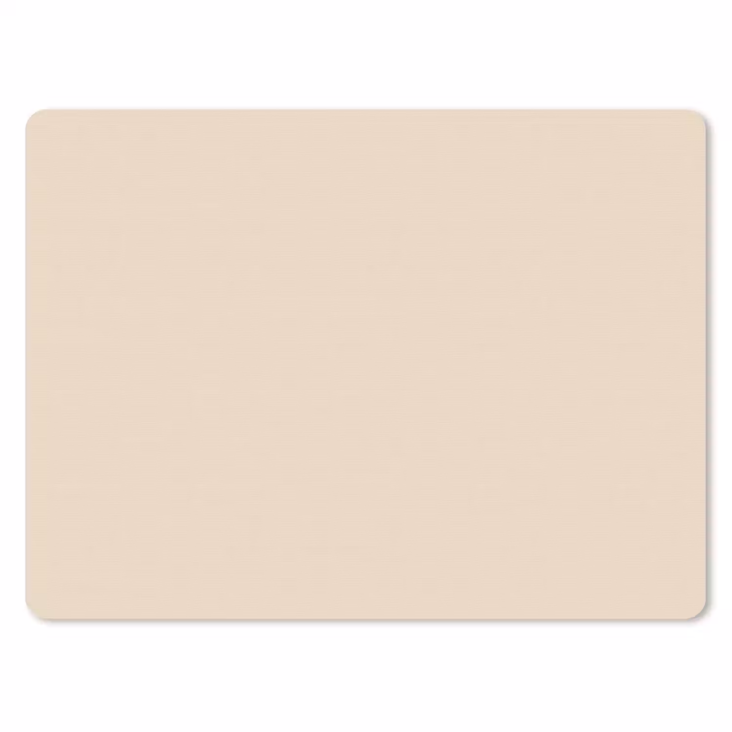 Cream - Nude - Neutraal muismat rubber klein 262 -3d