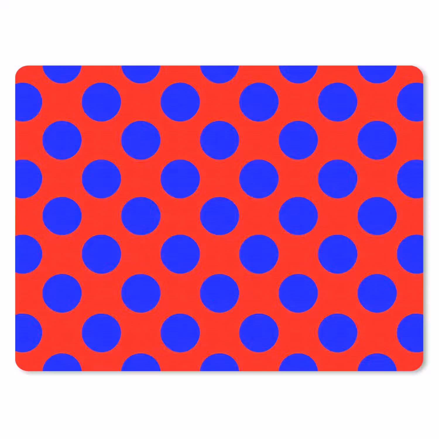Dots - Klassiek - Rood muismat rubber klein 262 -3d