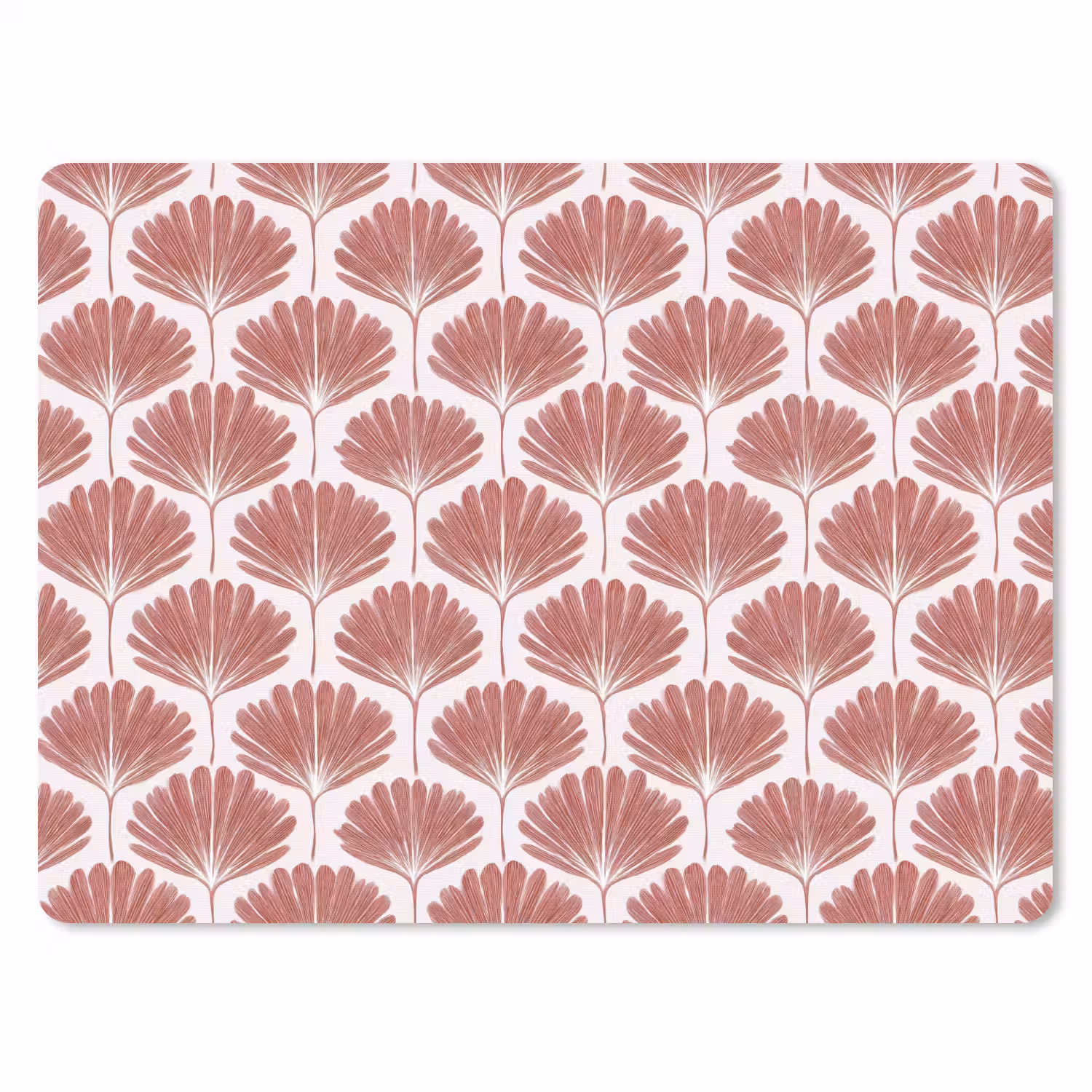 Waaier - Motief - Terra muismat rubber klein 262 -3d