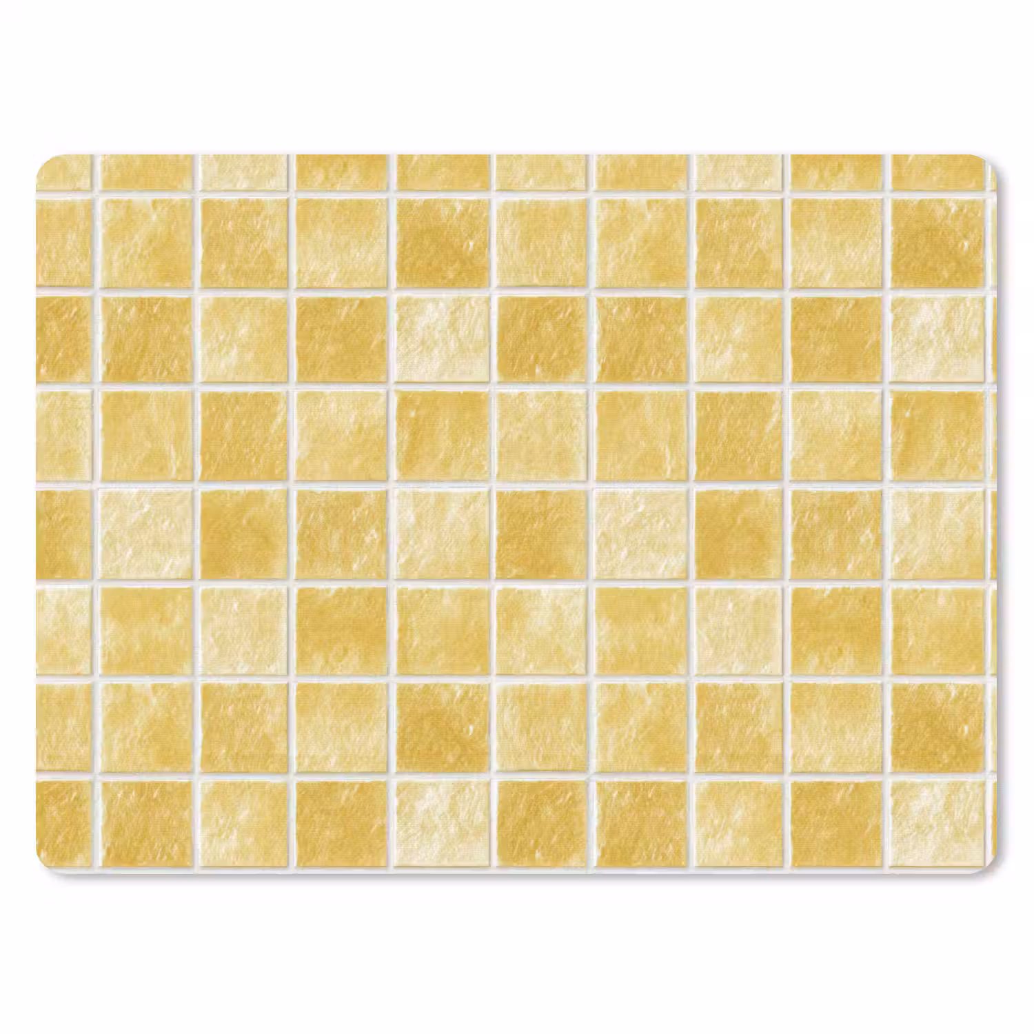 Tegels - Mozaïek - Textuur - Goudgeel muismat rubber klein 262 -3d
