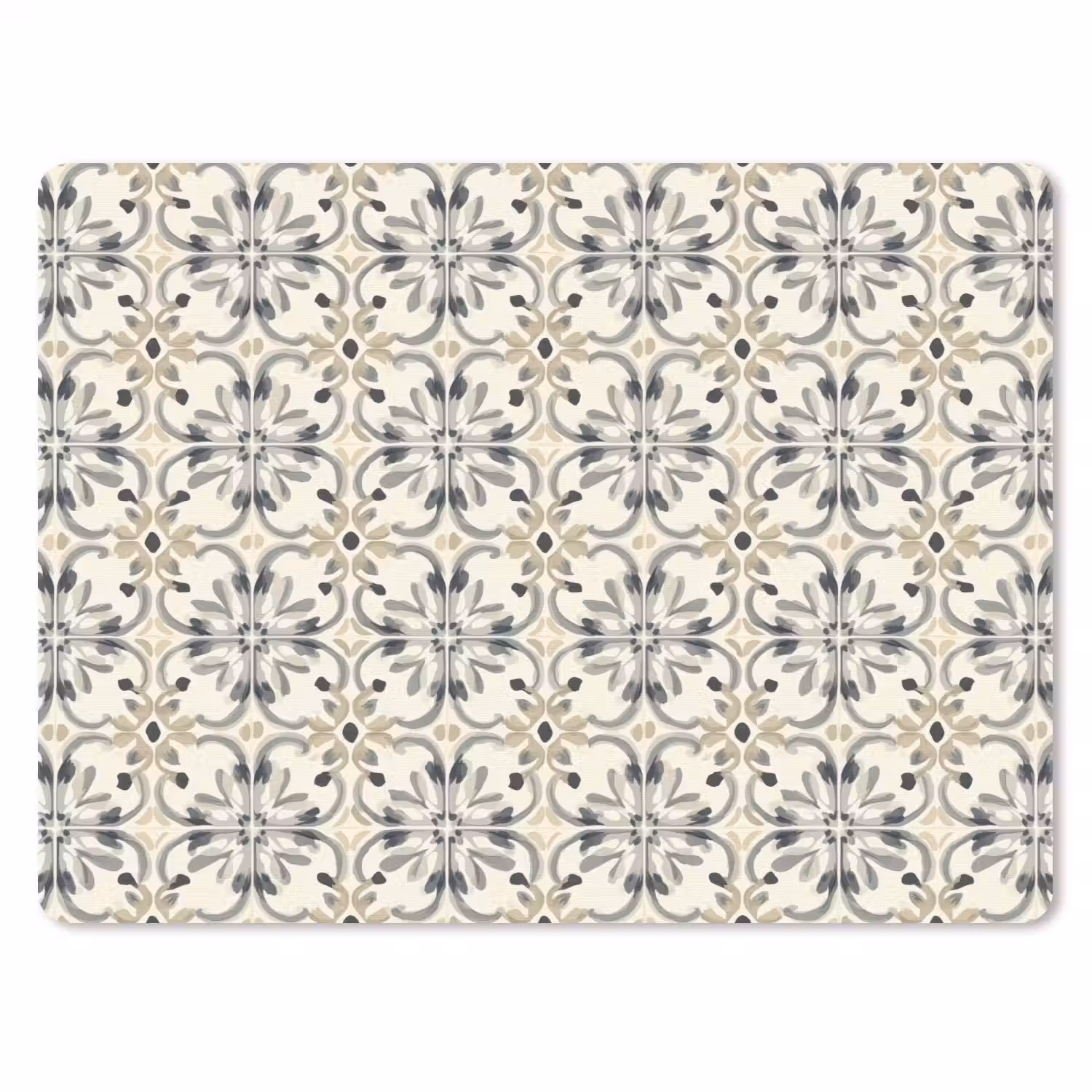 Floraal - Patroon - Kleurrijk muismat rubber klein 262 -3d