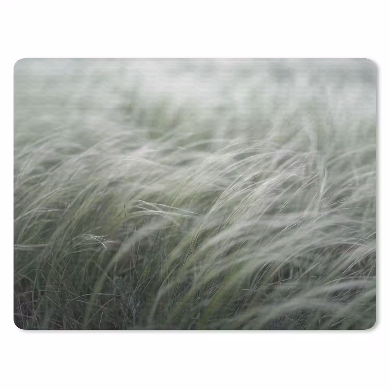 Gras - Wazig - Natuur - Groen - Zacht muismat rubber klein -3d