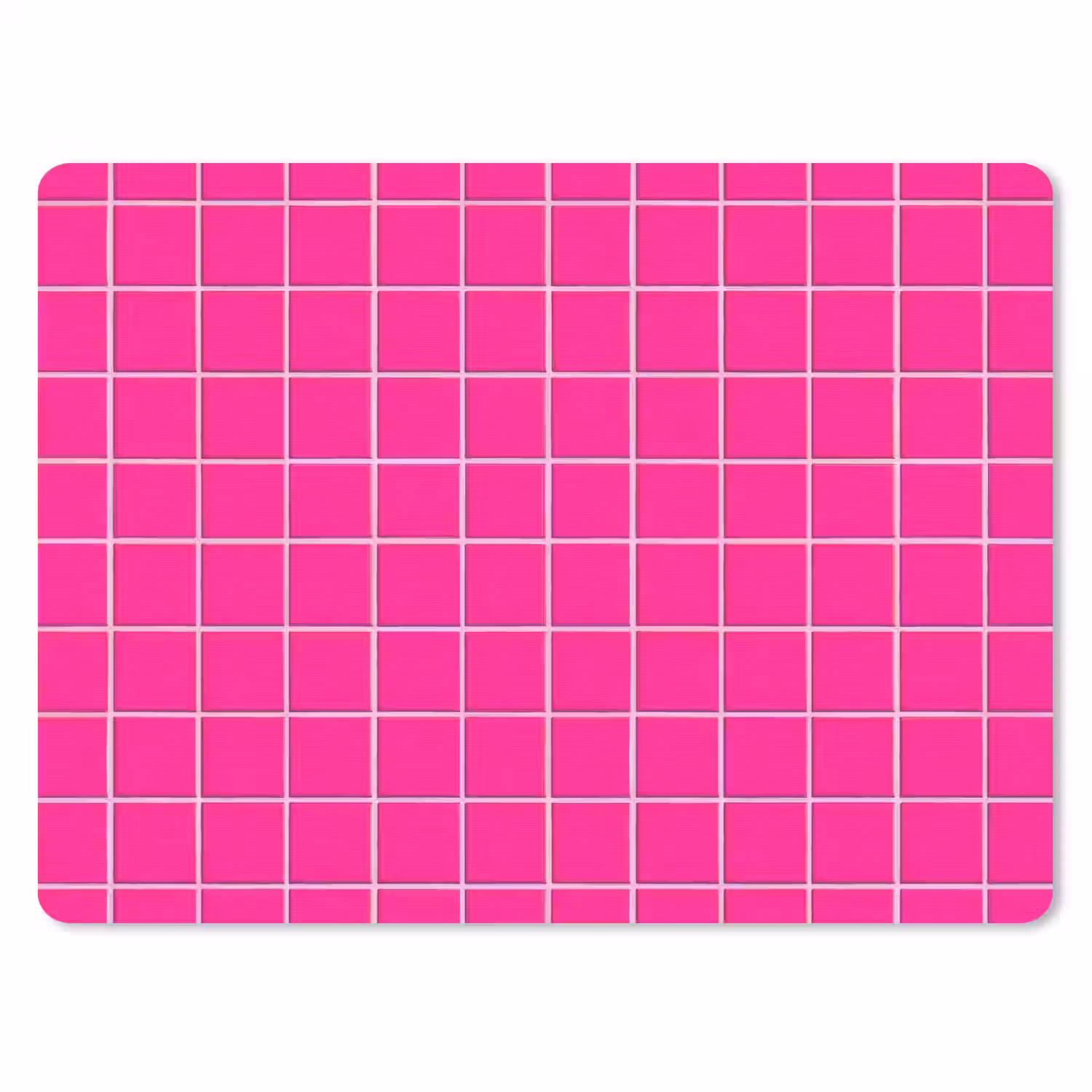 Tegels - Vierkant - Fuchsia muismat rubber klein 262 -3d