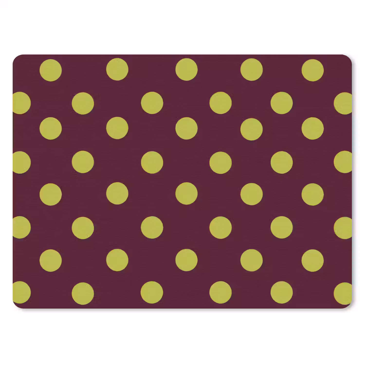 Klassiek - Stippen - Groen muismat rubber klein 262 -3d