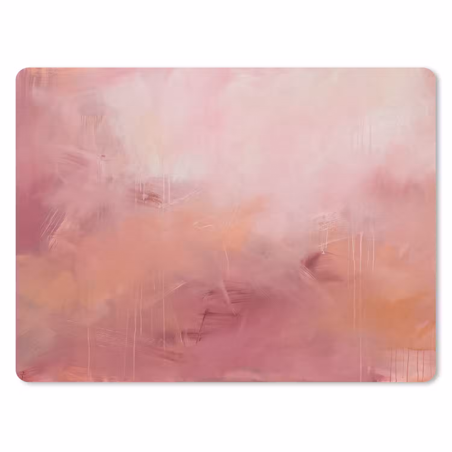 Kunst - Vloeiend - Pastel - Abstract muismat rubber klein -3d