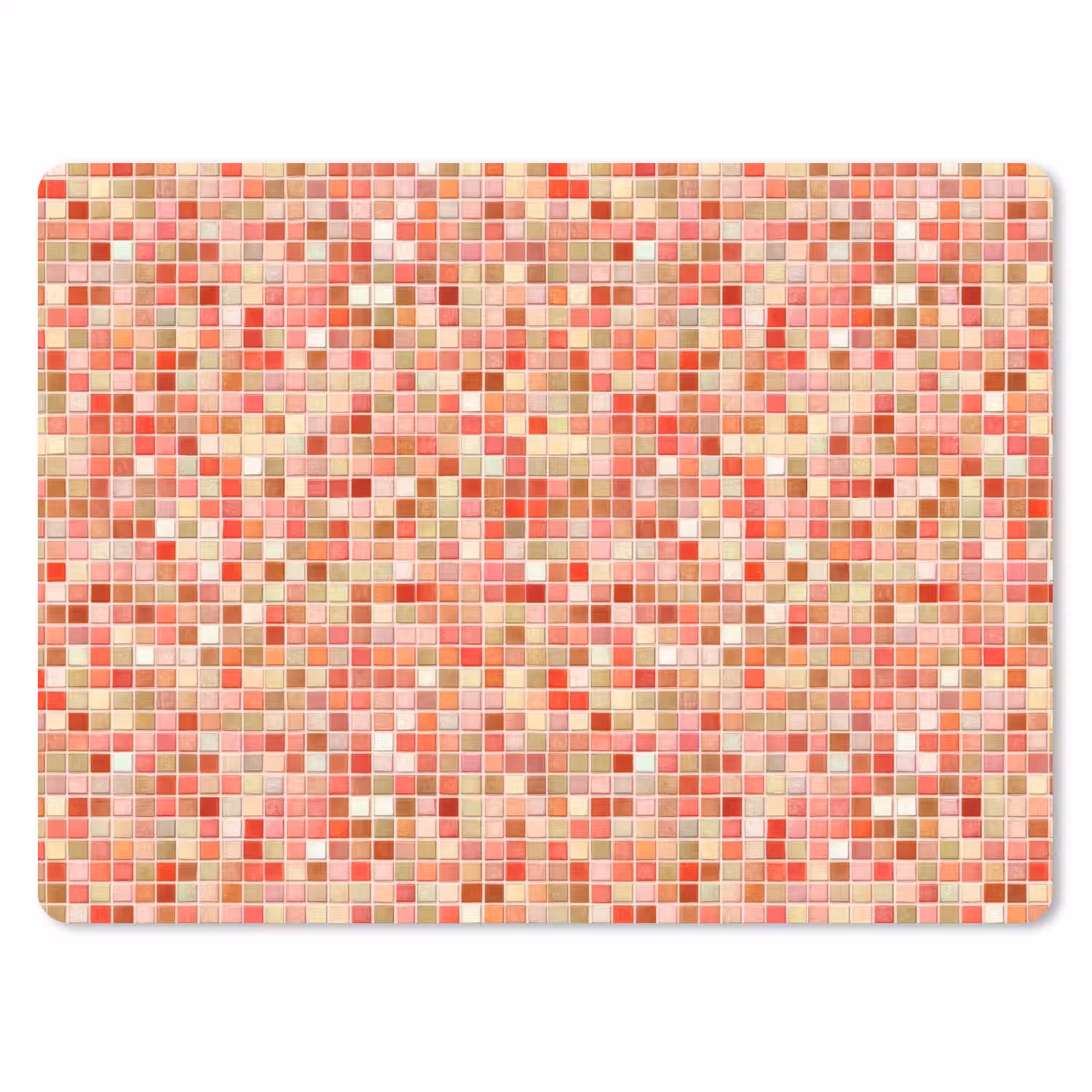 Mozaïek - Tegel - Patroon - Kleurrijk muismat rubber klein 262 -3d