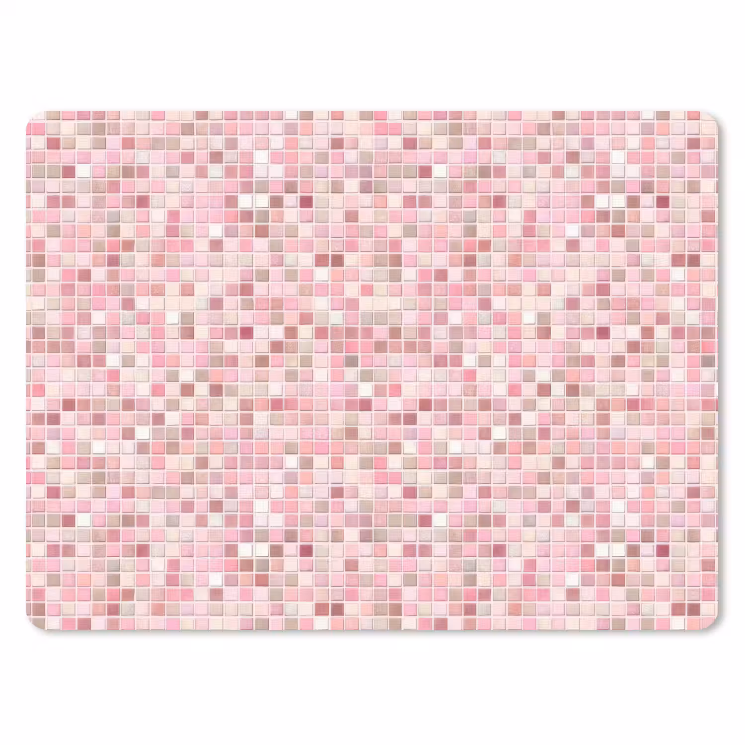 Mozaïek - Patroon - Roze muismat rubber klein 262 -3d