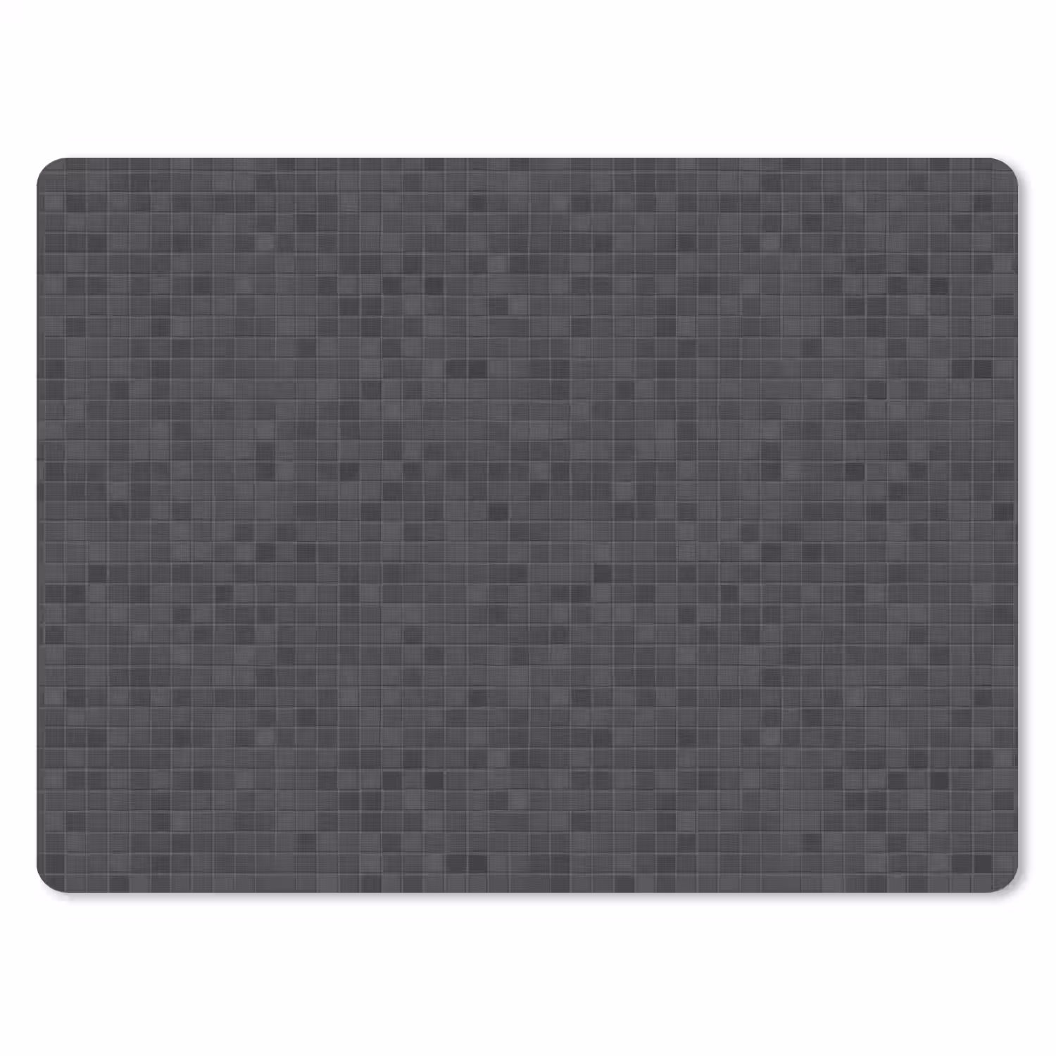 Mozaïek - Patroon - Zwart muismat rubber klein 262 -3d