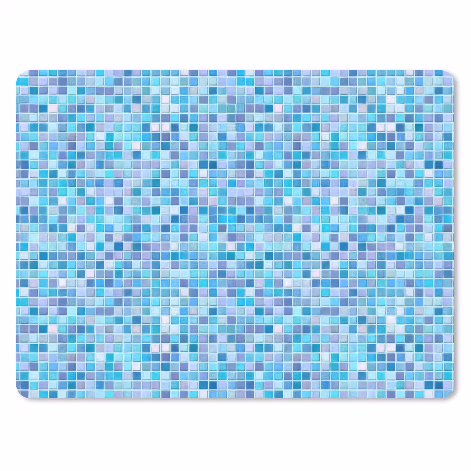 Mozaïek - Patroon - Turquoise muismat rubber klein 262 -3d