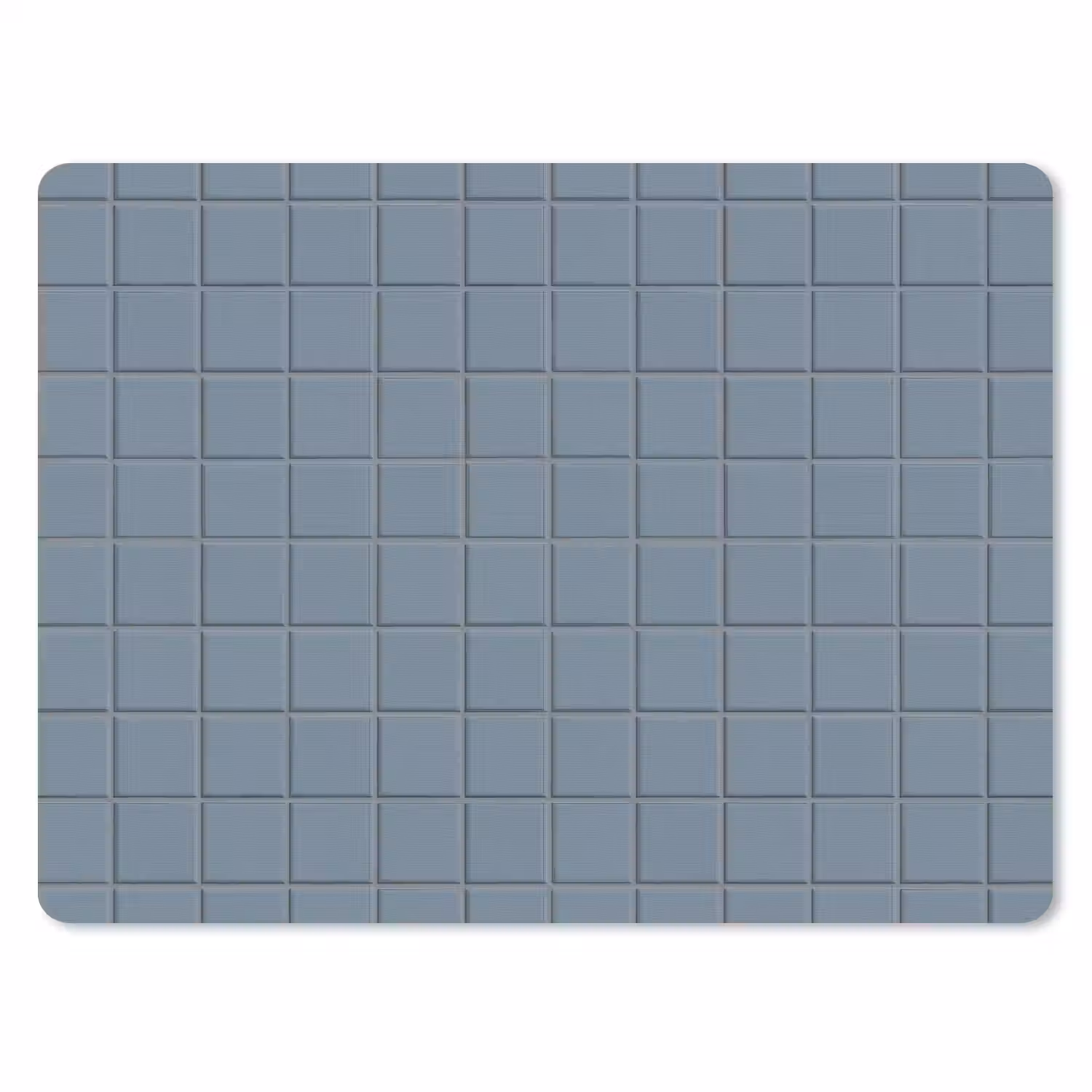 Patroon - Tegel - Blauwgrijs muismat rubber klein 262 -3d